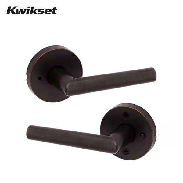 Milan BED/BATH Lever with Round Rose / Venetian Bronze